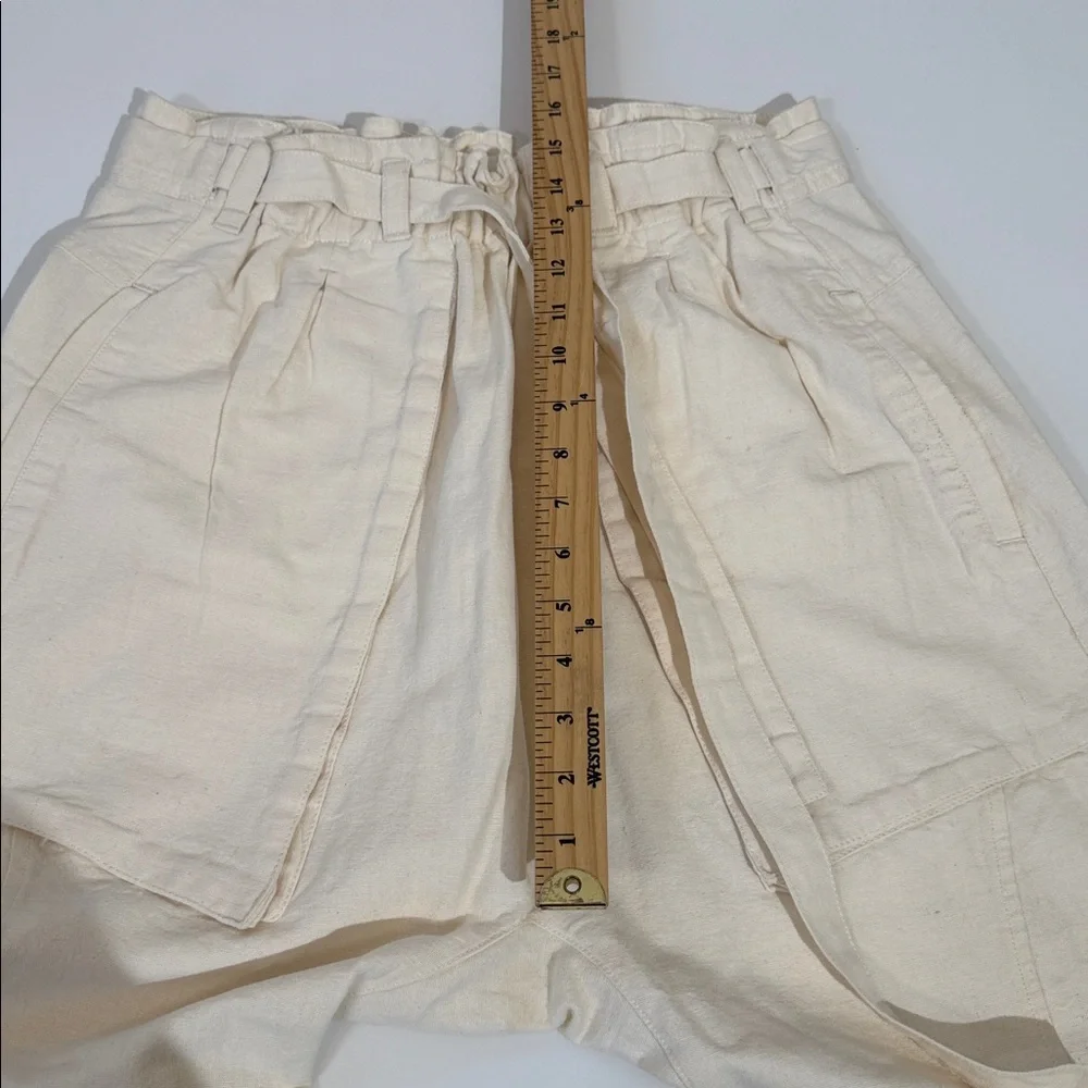 Free People Skyrider Relaxed Fit Pant Size S Cream Color NWOT - Picture 8 of 11